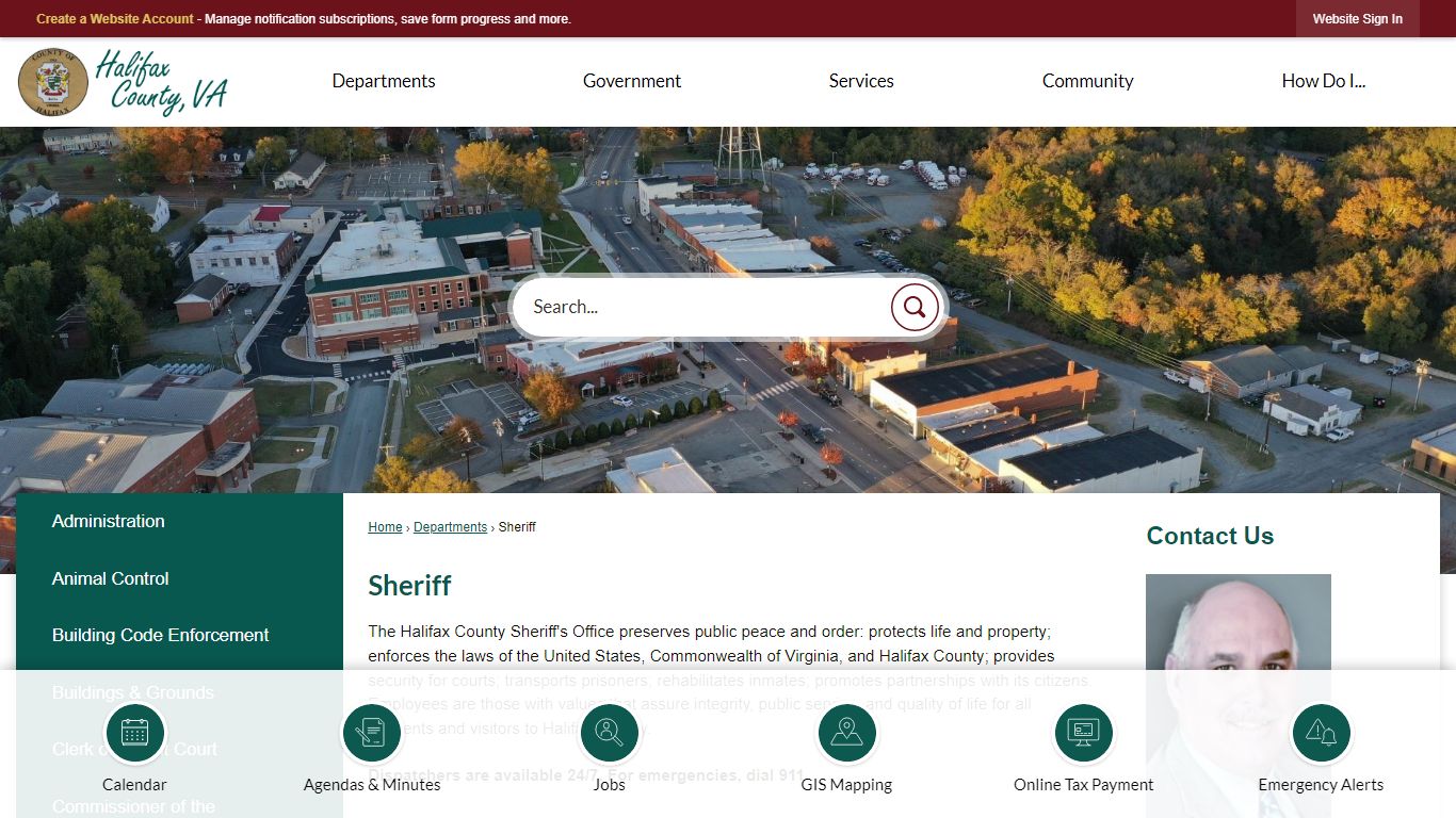 Sheriff | Halifax County, VA